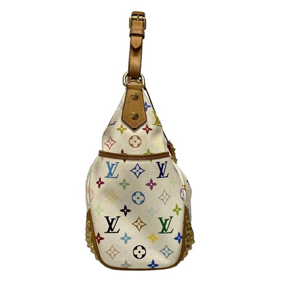 Auth LOUIS VUITTON Chrissie MM M40311 Blanc Monogram Multicolore SP2100 - Picture 5 of 16